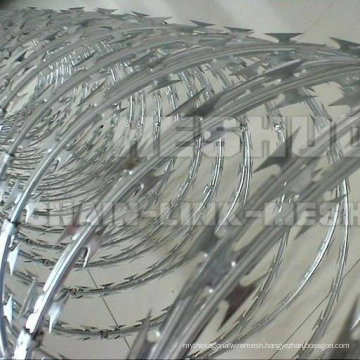 Low Price Bto-28 Blade Galvanized Concertina Razor Barbed Wire